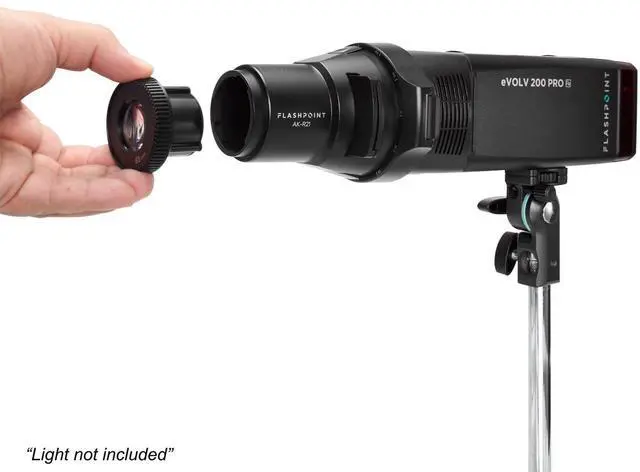 Alt view image 7 of 7 - Flashpoint AK-R23 83mm Lens for AK-R21 Projection Attachment Kit