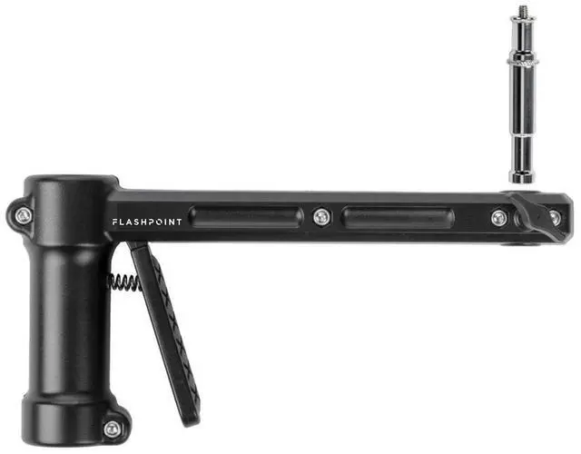 Alt view image 2 of 7 - Flashpoint RB-PG Steel Wheeled Pistol Grip Stand #LS-RB-PG
