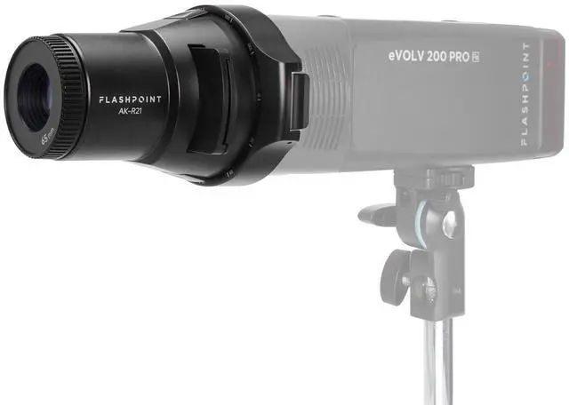 Alt view image 4 of 7 - Flashpoint AK-R27 65mm Lens for AK-R21 Projection Attachment Kit
