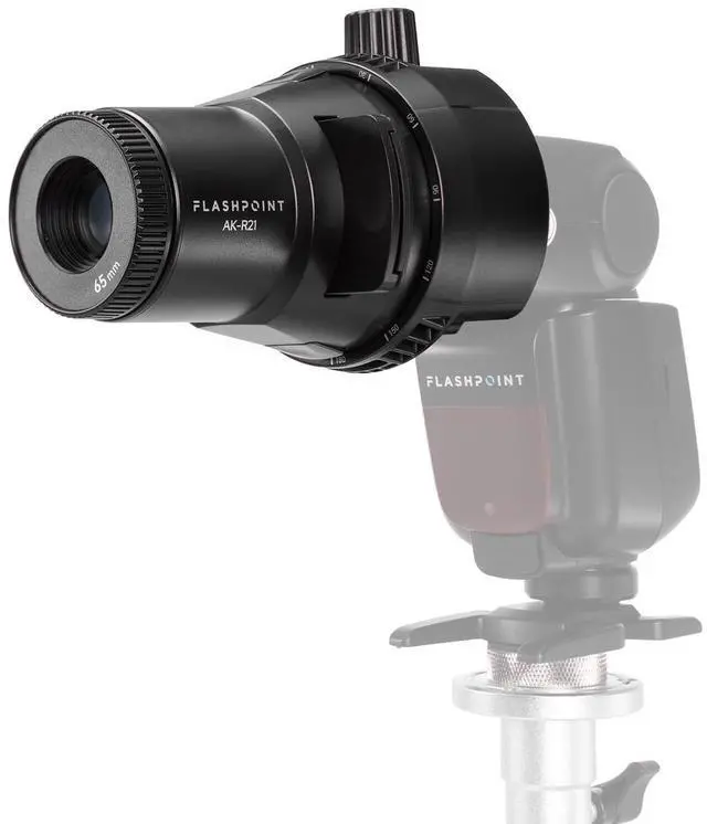 Alt view image 7 of 7 - Flashpoint AK-R27 65mm Lens for AK-R21 Projection Attachment Kit