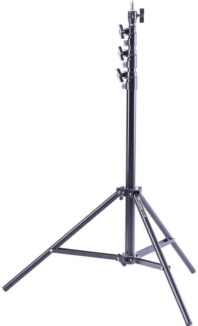 Alt view image 3 of 7 - Flashpoint Pro Air-Cushioned Heavy-Duty Light Stand (Black, 9.5')