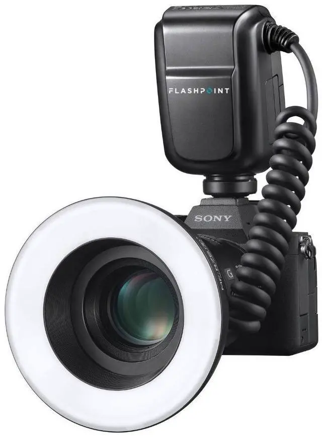 Alt view image 4 of 7 - Flashpoint MF-R76S+ TTL Macro Dental Ring Flash for Sony Camera