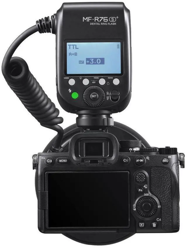 Alt view image 5 of 7 - Flashpoint MF-R76S+ TTL Macro Dental Ring Flash for Sony Camera