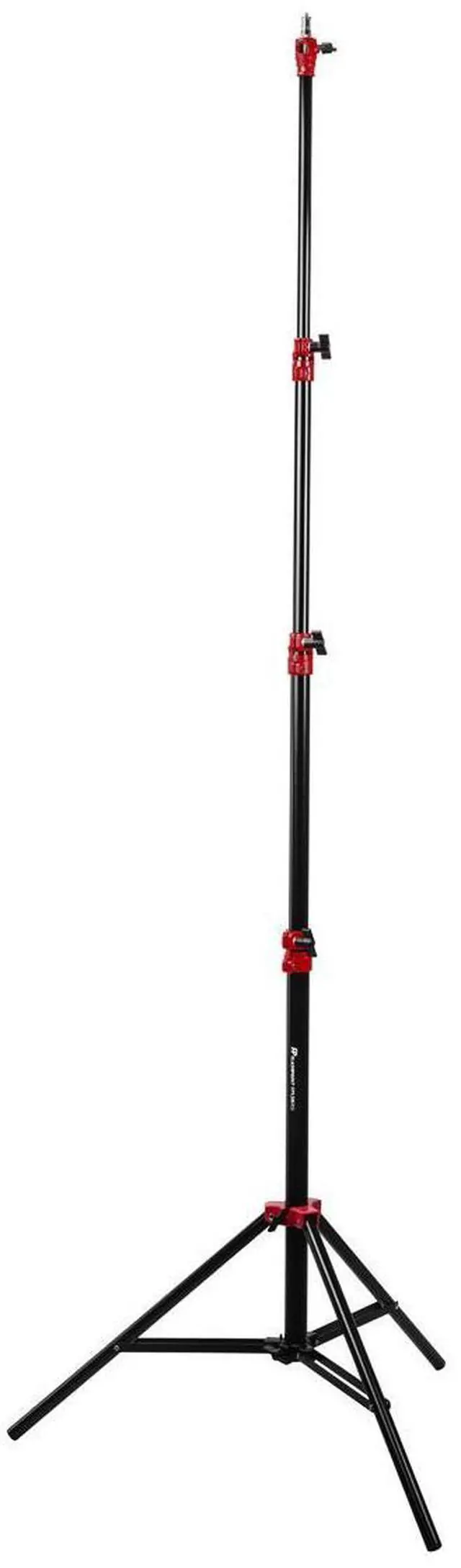 Alt view image 2 of 7 - Flashpoint Pro Air-Cushioned Heavy-Duty Light Stand (Red, 9.5') #FP-S-9-RD