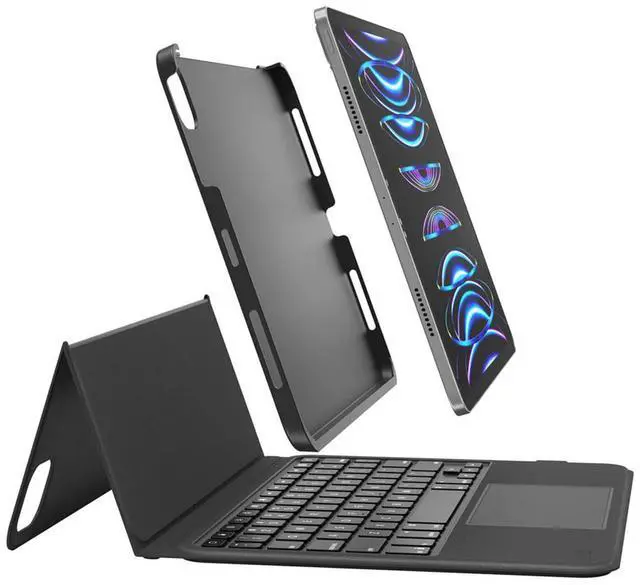 Alt view image 9 of 14 - Belkin Connect Keyboard/Cover Case (Folio) for 10.9" to 11" Apple iPad Air (5th Generation), iPad Pro 11 (2022), iPad Air (4th Generation), iPad Air 11 (2024), iPad Pro (2nd Generation), iPa