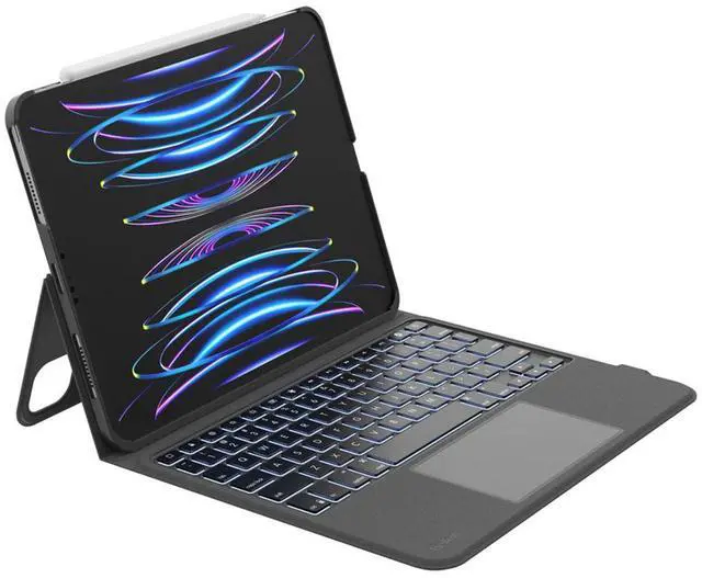 Alt view image 8 of 14 - Belkin Connect Keyboard/Cover Case (Folio) for 10.9" to 11" Apple iPad Air (5th Generation), iPad Pro 11 (2022), iPad Air (4th Generation), iPad Air 11 (2024), iPad Pro (2nd Generation), iPa