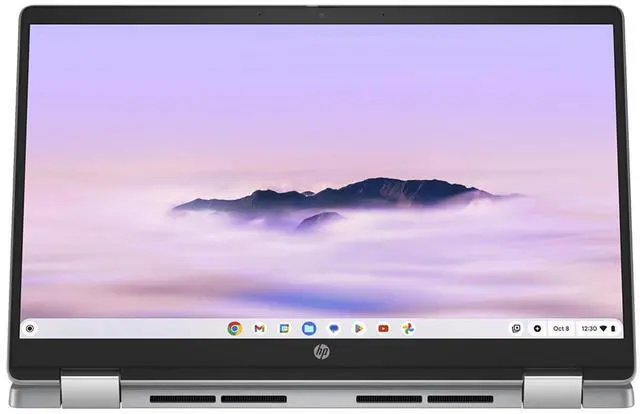 Alt view image 20 of 20 - HP Chromebook x360 14b-cd0010nr  14" FHD Intel Core i3-N305 0.8 GHz up to 3.8 GHz 8GB RAM 128GB UFS Intel UHD Graphics ChromeOS Laptop, Mineral Silver - 9P989UA