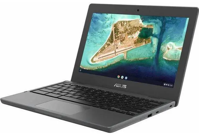 Alt view image 6 of 17 - Asus Chromebook CR1 CR1100CKA-YZ142T 11.6" Touchscreen Rugged Chromebook - HD - Intel Celeron N5100 - 4 GB - 32 GB Flash Memory - Dark Gray
