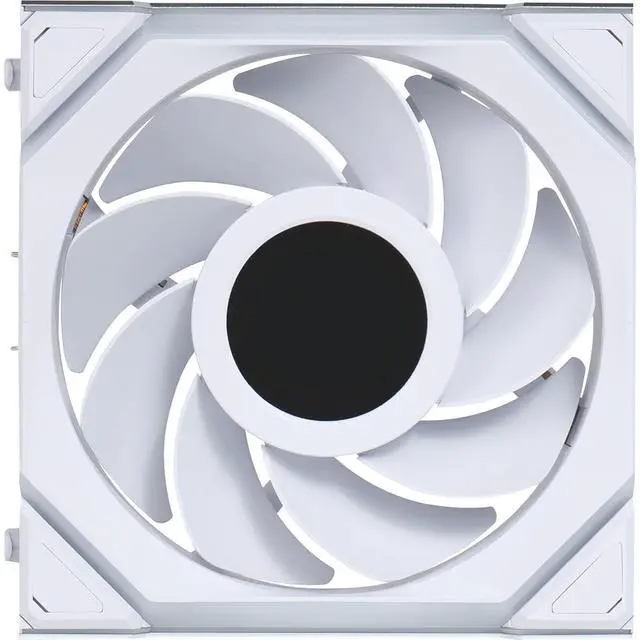 Alt view image 9 of 13 - Lian Li UNI Fan SL LCD Wireless (Reverse Blade) 120mm ARGB Fan - Single Pack - 1.6" LCD - 2.4 GHz Wireless Signal for RGB & Fan Control - Controller NOT Included & Required - White(12RSLLCD1W1W)