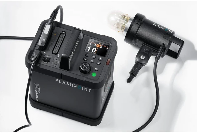 Alt view image 4 of 6 - Flashpoint XPLOR Power 2400 Pro R2 Power Pack Kit With One H2400P Flash head