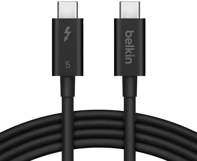 Main image of Belkin Connect 3.3' 240W 120Gbps Thunderbolt 5 USB-C Cable, Black
