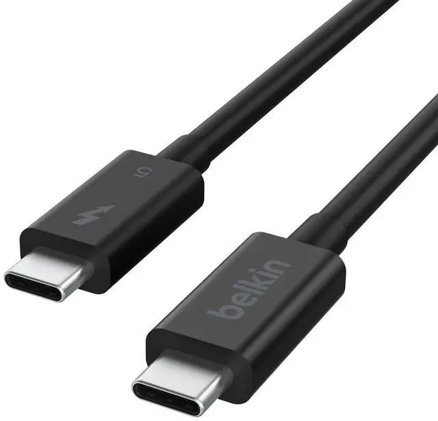 Alt view image 2 of 7 - Belkin Connect 3.3' 240W 120Gbps Thunderbolt 5 USB-C Cable, Black