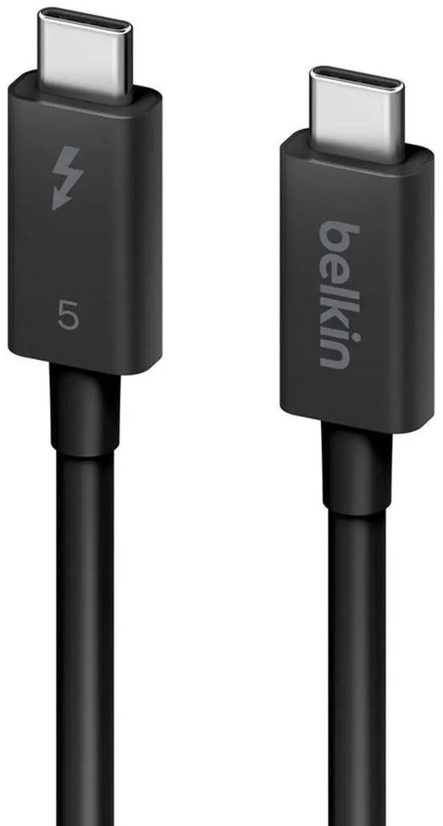 Alt view image 3 of 7 - Belkin Connect 3.3' 240W 120Gbps Thunderbolt 5 USB-C Cable, Black