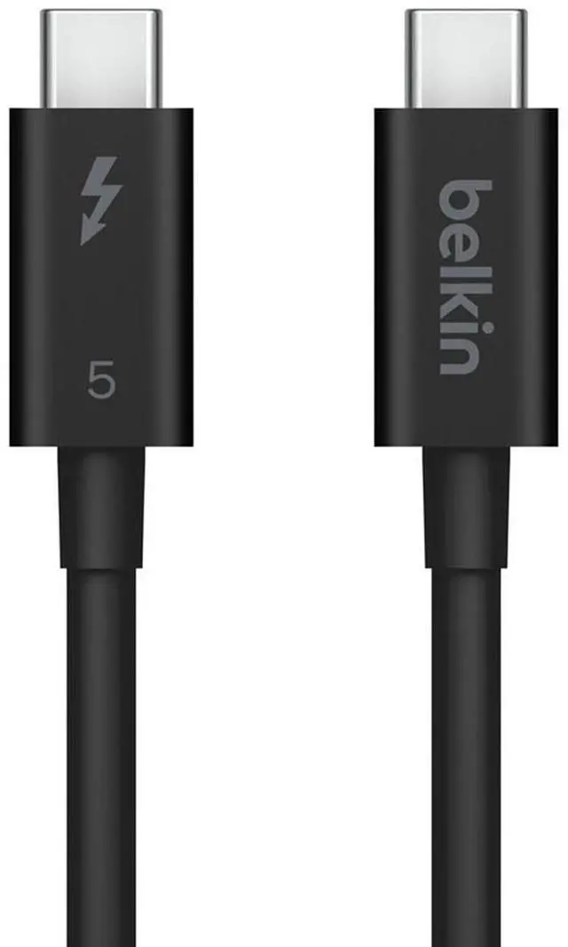 Alt view image 5 of 7 - Belkin Connect 3.3' 240W 120Gbps Thunderbolt 5 USB-C Cable, Black