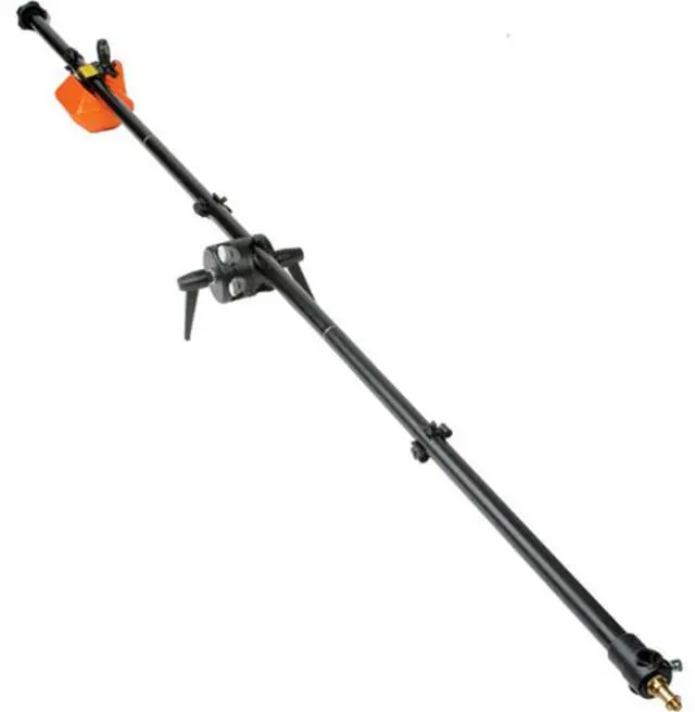 Main image of Manfrotto 3 Piece Boom Assembly (Black Anodized) w/10 lb. Counterweight, 6'8" Long (#3385), Supports 6 Lbs