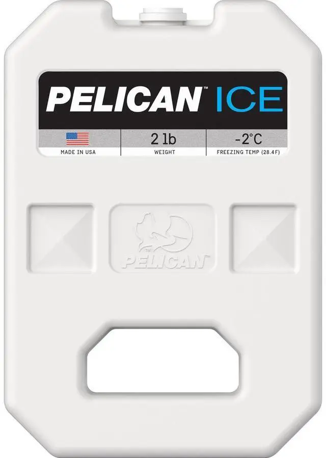 Main image of Pelican 2 Lb Reusable Ice Pack for Coolers, White Container