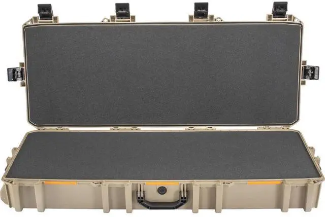 Alt view image 3 of 5 - Pelican Vault V730 Multi-Purpose Hard Case With Foam - Tripod  Equipment  Electronics Gear  Instrument  And More (Tan)