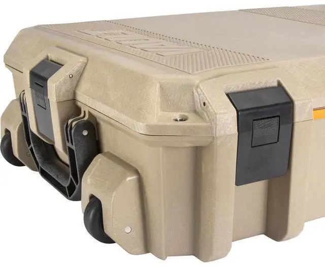 Alt view image 4 of 4 - Pelican V800 Vault Double Scoped Rifle Case with Wheels, Tan