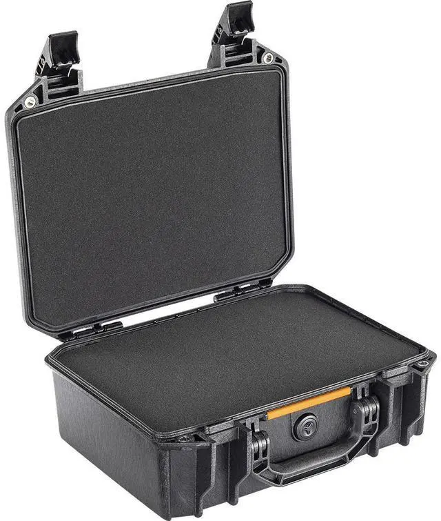 Alt view image 2 of 7 - Pelican V200 Vault Medium Handgun Case with Foam, Black