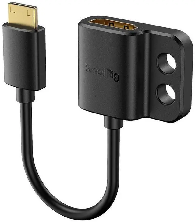 Alt view image 2 of 6 - SmallRig Ultra Slim 4K HDMI Type C to A Adapter Cable