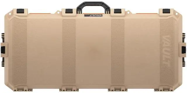Alt view image 4 of 5 - Pelican V700 Vault Takedown Rifle and Shotgun Case with Foam Insert, Tan, Bundle with AR1000 Assault Rifle Vault
