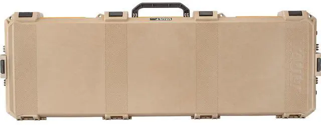 Alt view image 6 of 6 - Pelican V800 Vault Double Wheeled Scoped Rifle Case, Tan, Bundle with 12x12" Splatter Shooting Target Stickers, 10-Pack