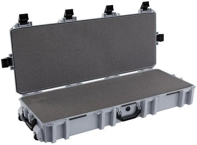 Main image of Pelican V730 Vault Tactical Rifle Case with Wheels, Ghost Gray