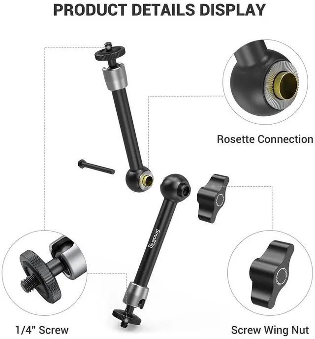 Main image of SmallRig 2066BA 9.5" Articulating Arm