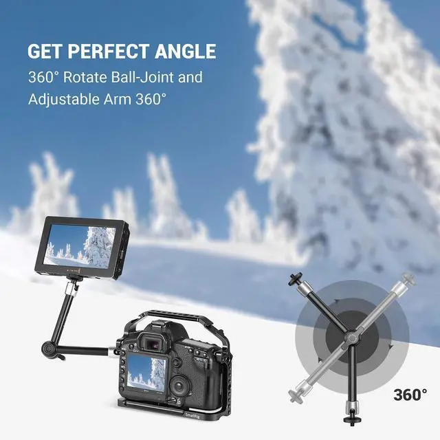 Alt view image 3 of 6 - SmallRig 2066BA 9.5" Articulating Arm
