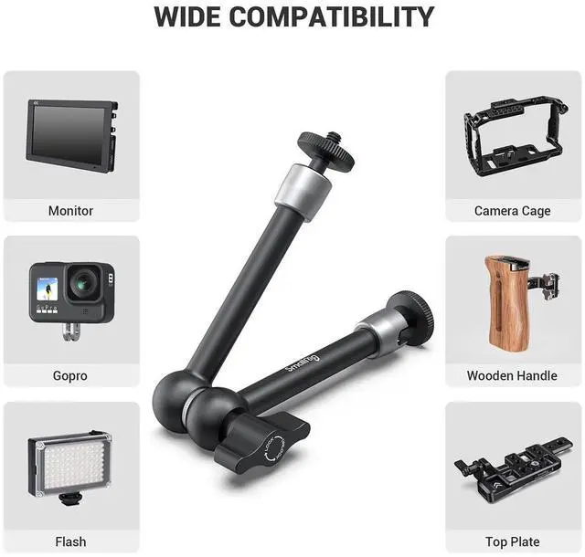 Alt view image 4 of 6 - SmallRig 2066BA 9.5" Articulating Arm