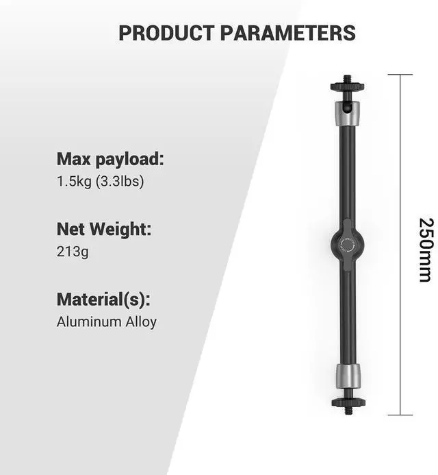 Alt view image 6 of 6 - SmallRig 2066BA 9.5" Articulating Arm