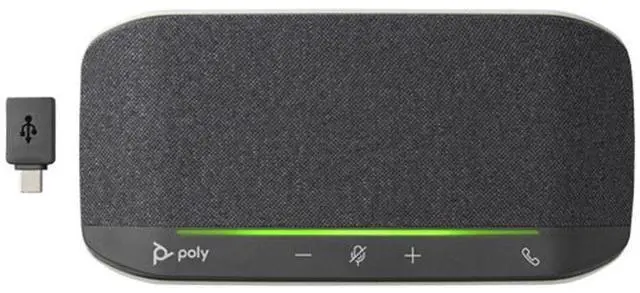 Alt view image 10 of 12 - HP Poly Sync 10 Speakerphone +USB-A to USB-C Cable