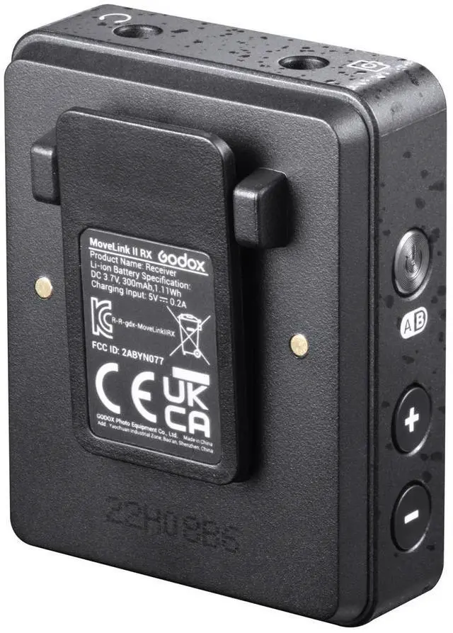 Alt view image 2 of 2 - Godox MoveLink II 2.4GHz Dual-Channel Wireless Receiver, Black