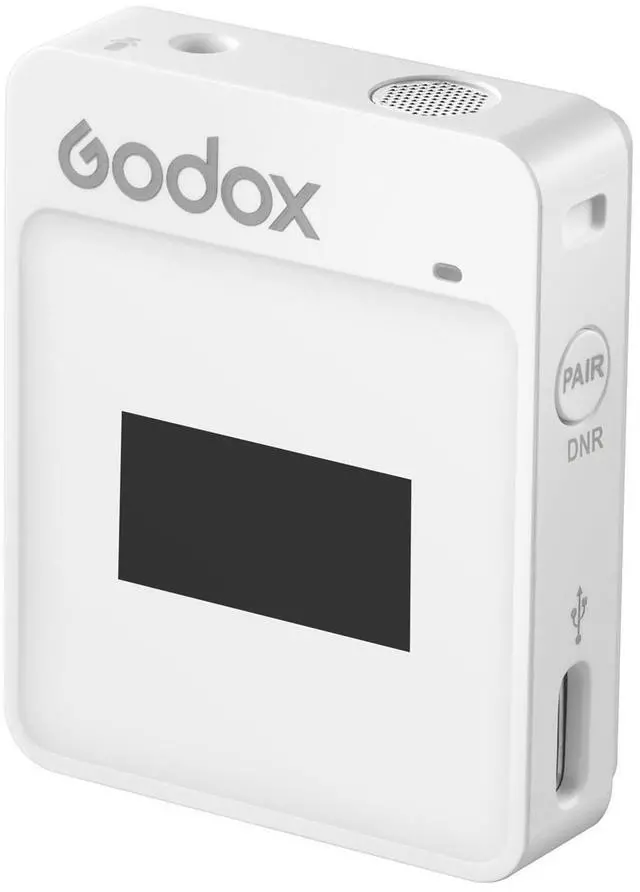 Alt view image 2 of 7 - Godox MoveLink II M2 2.4GHz Wireless Microphone System, White