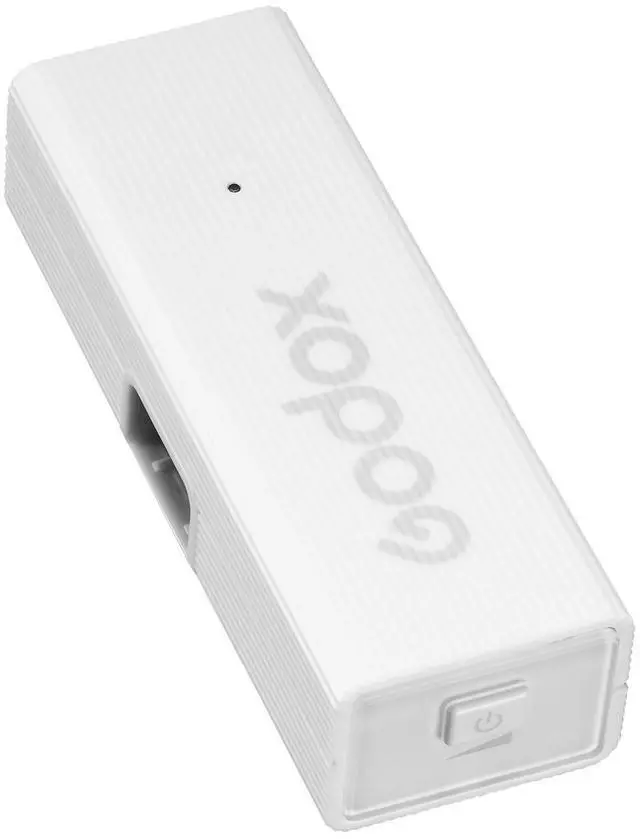Alt view image 6 of 7 - Godox MoveLink Mini 2.4GHz Lightning Wireless Microphone Kit 2, Cloud White