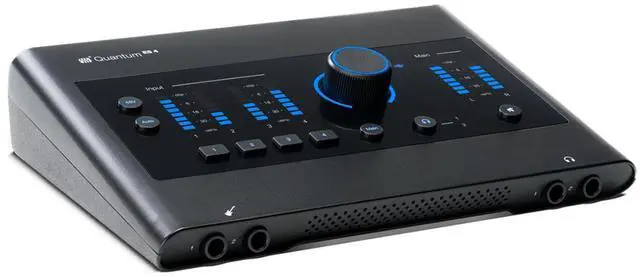 Alt view image 5 of 6 - PreSonus Quantum ES 4 4x4 24-Bit USB-C Audio Interface, Bundle with TAPH100 Monitor Headphones and 25' Microphone Cable