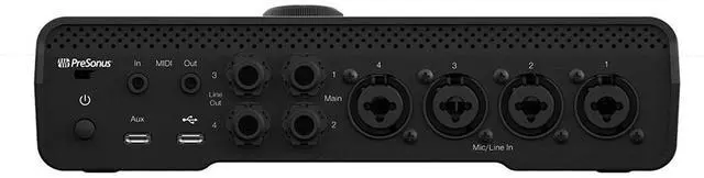 Alt view image 3 of 5 - PreSonus Quantum ES 4 4x4 24-Bit USB-C Audio Interface