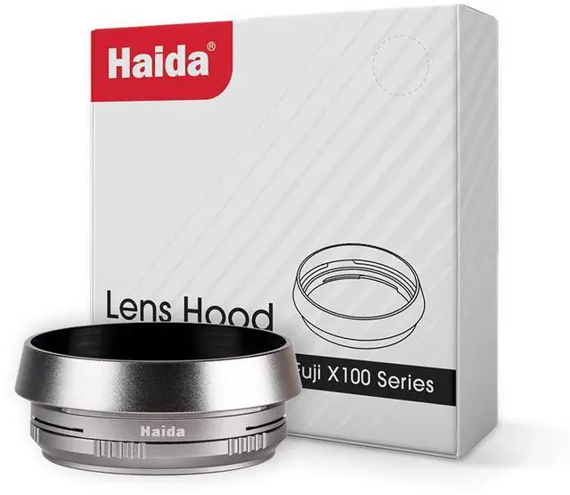 Alt view image 2 of 6 - Haida Lens Hood for Fujifilm X100 Series Cameras, Silver