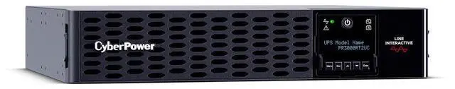 Alt view image 4 of 9 - CyberPower PR3000RT2UC Smart App Sinewave UPS Systems - 3000VA/3000W, 120 VAC, NEMA L5-30P, 2U, Rack / Tower, Sine Wave, 9 Outlets, LCD, PowerPanel® Business
