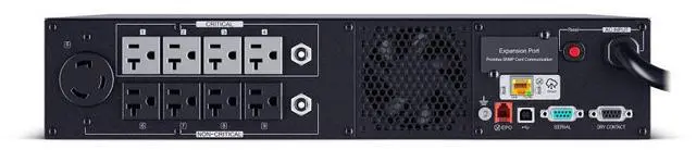 Alt view image 5 of 9 - CyberPower PR3000RT2UC Smart App Sinewave UPS Systems - 3000VA/3000W, 120 VAC, NEMA L5-30P, 2U, Rack / Tower, Sine Wave, 9 Outlets, LCD, PowerPanel® Business