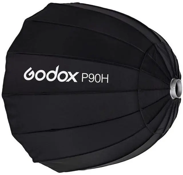 Main image of Godox P90H 35" Parabolic Softbox for Studio Video Flash Light, Elinchrom Mount, Hi-Temperature Resistant