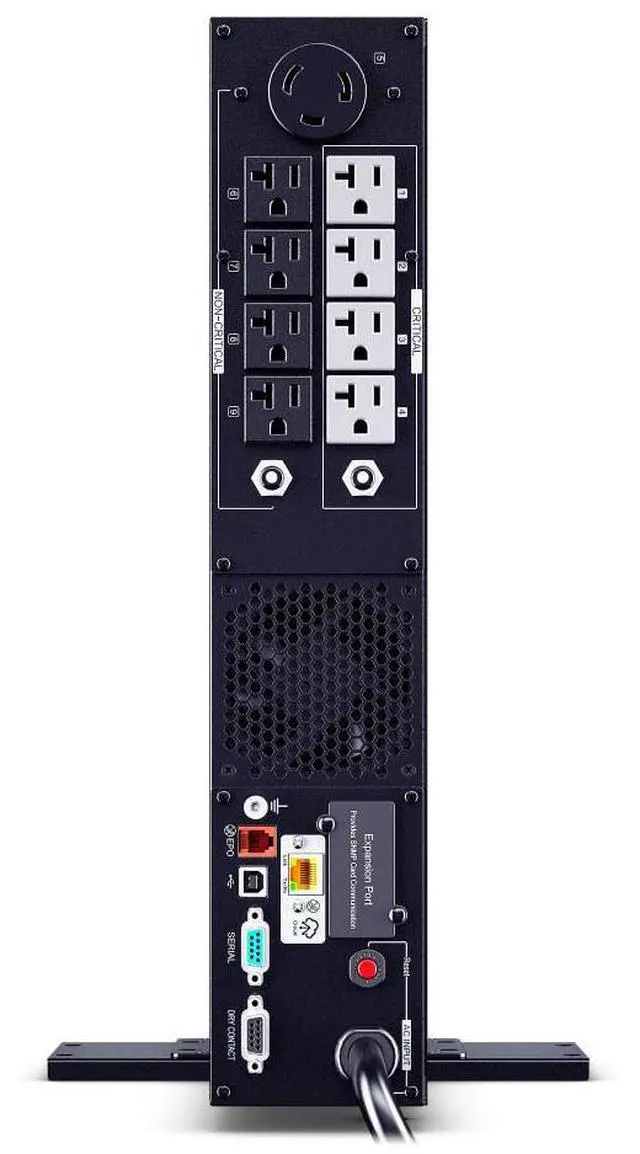 Alt view image 7 of 9 - CyberPower PR3000RT2UC Smart App Sinewave UPS Systems - 3000VA/3000W, 120 VAC, NEMA L5-30P, 2U, Rack / Tower, Sine Wave, 9 Outlets, LCD, PowerPanel® Business