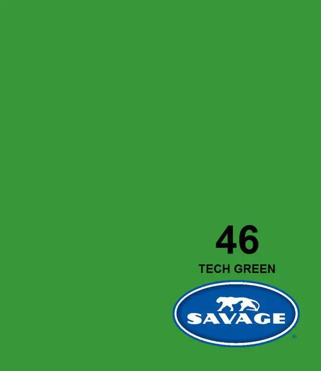 Alt view image 2 of 5 - Savage Widetone Seamless Background Paper, 53"x18', Tech Green, #46 #46-5318