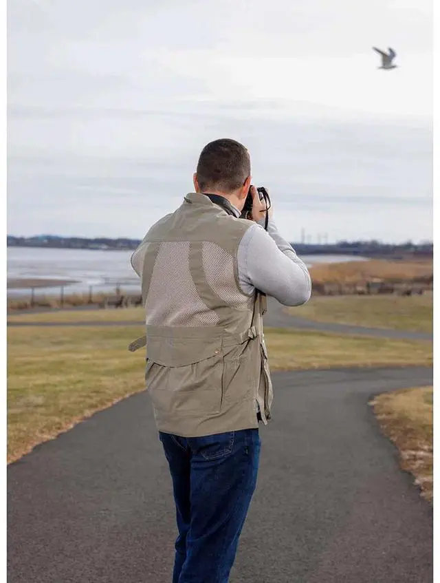 Alt view image 4 of 12 - Domke PhoTOGS Vest, Medium, Khaki