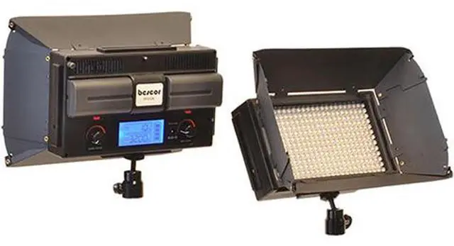 Main image of Bescor FP-312 On-Camera Bi-Color LED Light with Digital Display