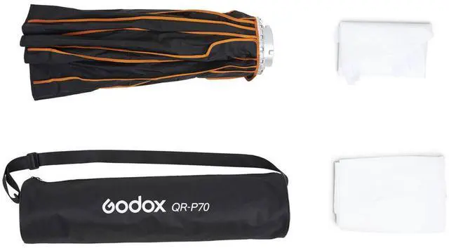 Alt view image 6 of 7 - Godox QR-P70 Quick Release Parabolic Softbox (27.6")