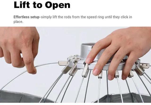 Alt view image 5 of 7 - Godox QR-P90 Quick Release Parabolic Softbox (35.4")