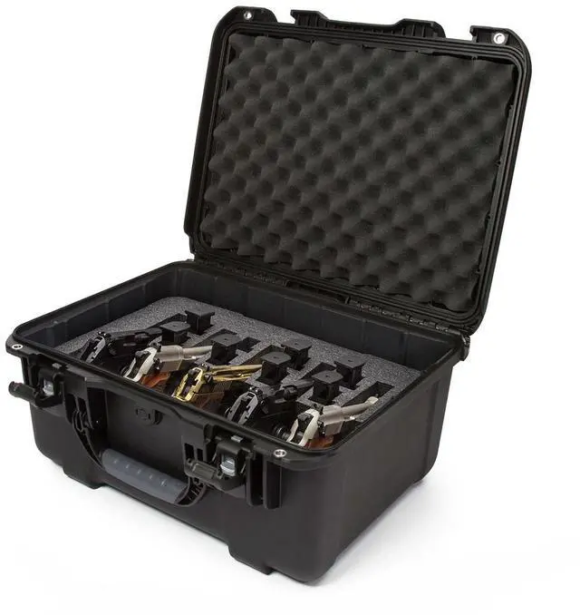 Main image of Nanuk 933 Waterproof Hard Case with Foam Insert for 5 Up Pistol, Black