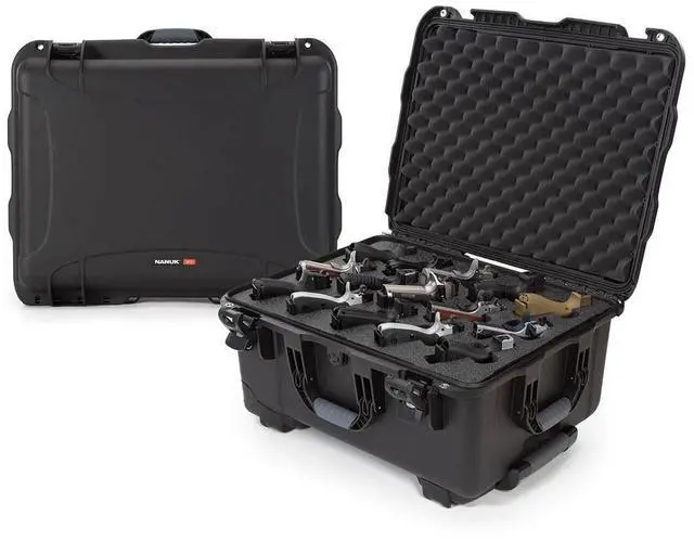 Alt view image 3 of 3 - Nanuk 950 Case - foam insert for 15 individual handguns SOCOM Black