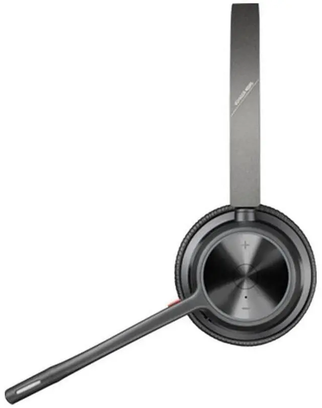 Alt view image 11 of 12 - Poly - Voyager 4320 UC Wireless Headset + Charge Stand (Plantronics) - Headphones with Boom Mic - Connect to PC/Mac via USB-A Bluetooth Adapter, Cell Phone via Bluetooth - Works with Teams, Zoom &More